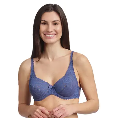PLAYTEX RCS FLOWER ELEGANCE UNDERWIRE BRA - light blue primary image