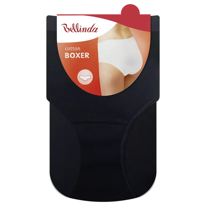 LADIES COTTON BOXER - black - Master