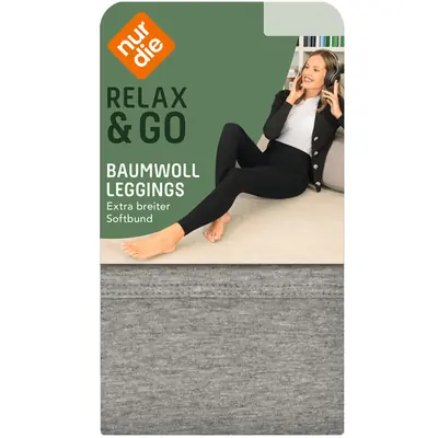 NUR DIE BAUMWOLL LEGGINGS - grey secondary image