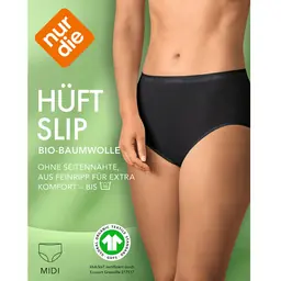 NUR DIE COTTON MIDISLIP - black - Master