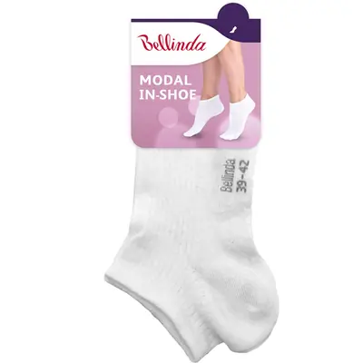 MODAL IN-SHOE SOCKS - white secondary image