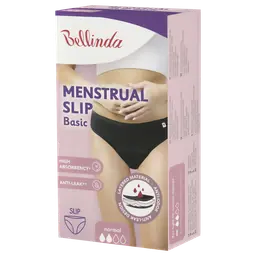 BASIC MENSTRUAL SLIP NORMAL - black - Master