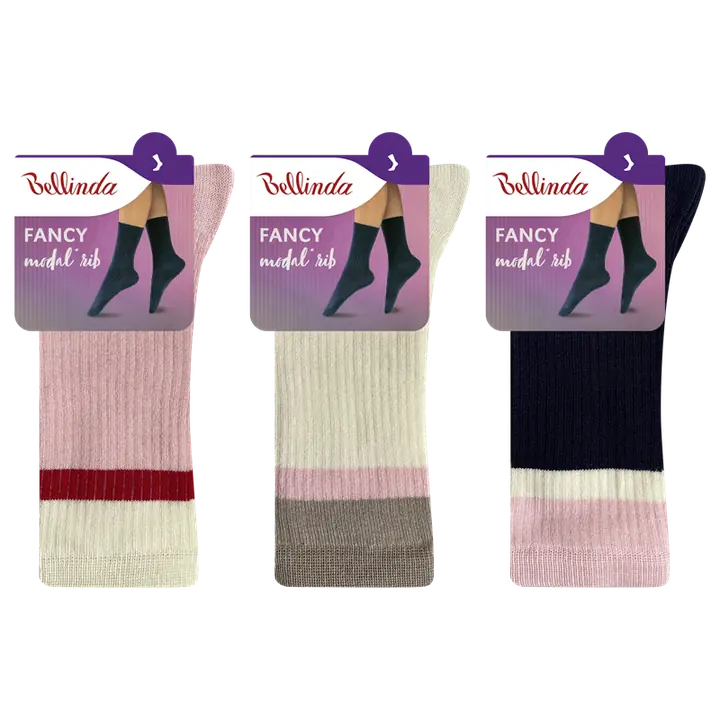 FANCY RIB MODAL SOCKS 3x - Master
