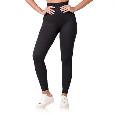 RELAX & GO RIB OPTIC LEGGINGS - black primary image