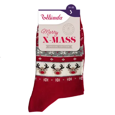 XMASS SOCKS - red secondary image