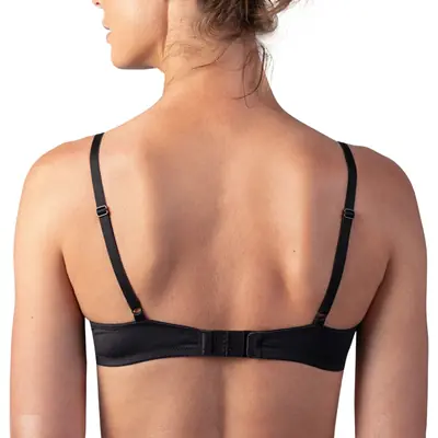MICROFIBRE PADDED BRA - black secondary image
