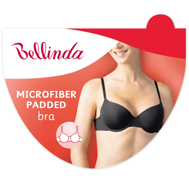 MICROFIBRE PADDED BRA - black - Master