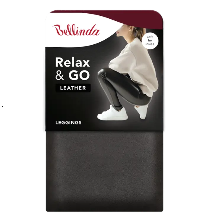 RELAX & GO LEATHEROPTIC LEGGINGS - black - Master