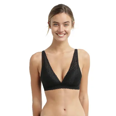 DIM TRIANGLE SOFT PADDED BRA - black primary image