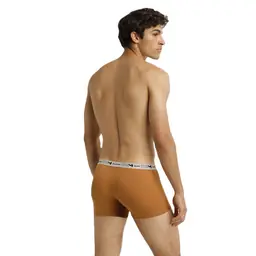 DIM GOTS COTTON STRETCH BOXER 3x - orange - Master